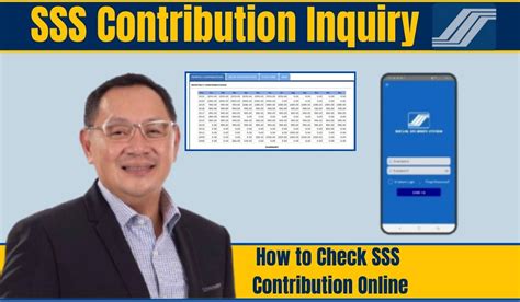 sss contribution inquiry|sss contribution log in.